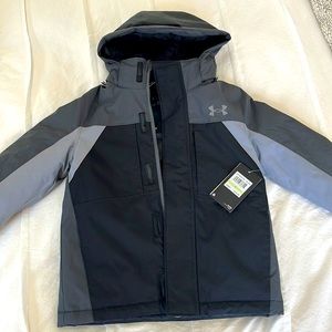 Under armour jacket, boys size 4 new with tags
